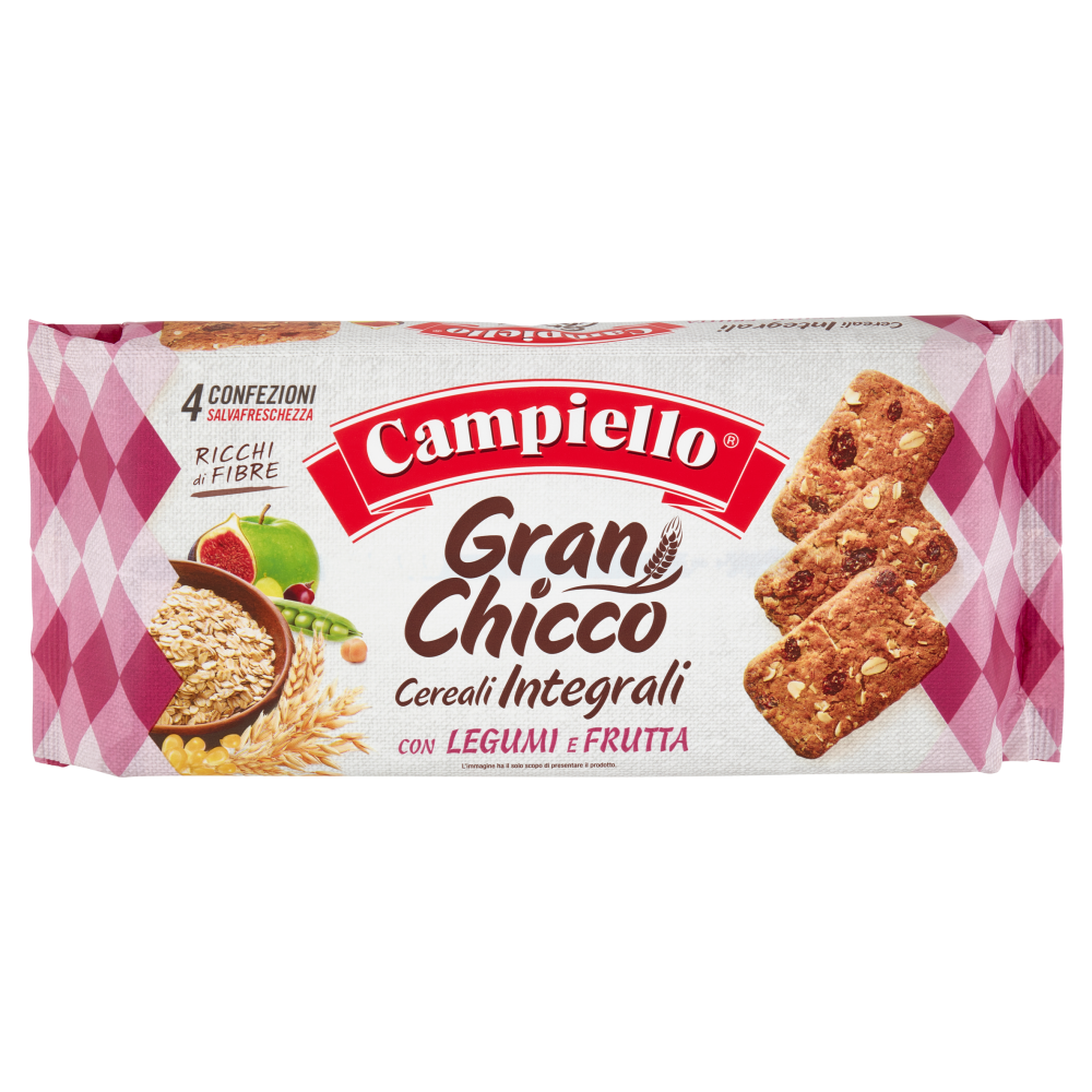 Campiello Gran Chicco Cereali Integrali con Legumi e Frutta 400 g