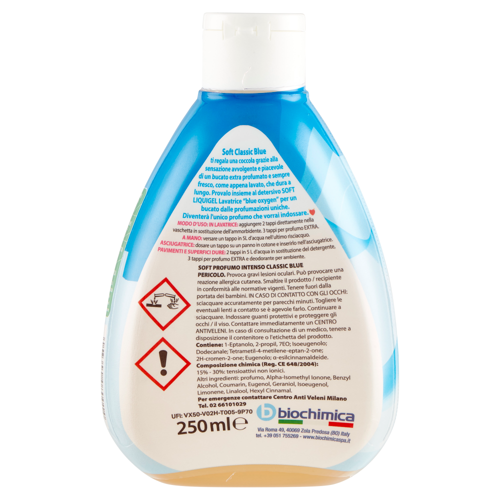 Soft Classic Blue Profumo Intenso per il bucato 250 ml