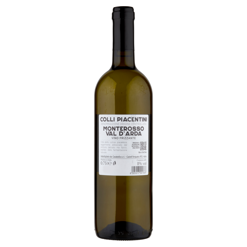 Cantine Casabella Colli Piacentini DOC Monterosso Val d'Arda Vino Frizzante 0,75 l