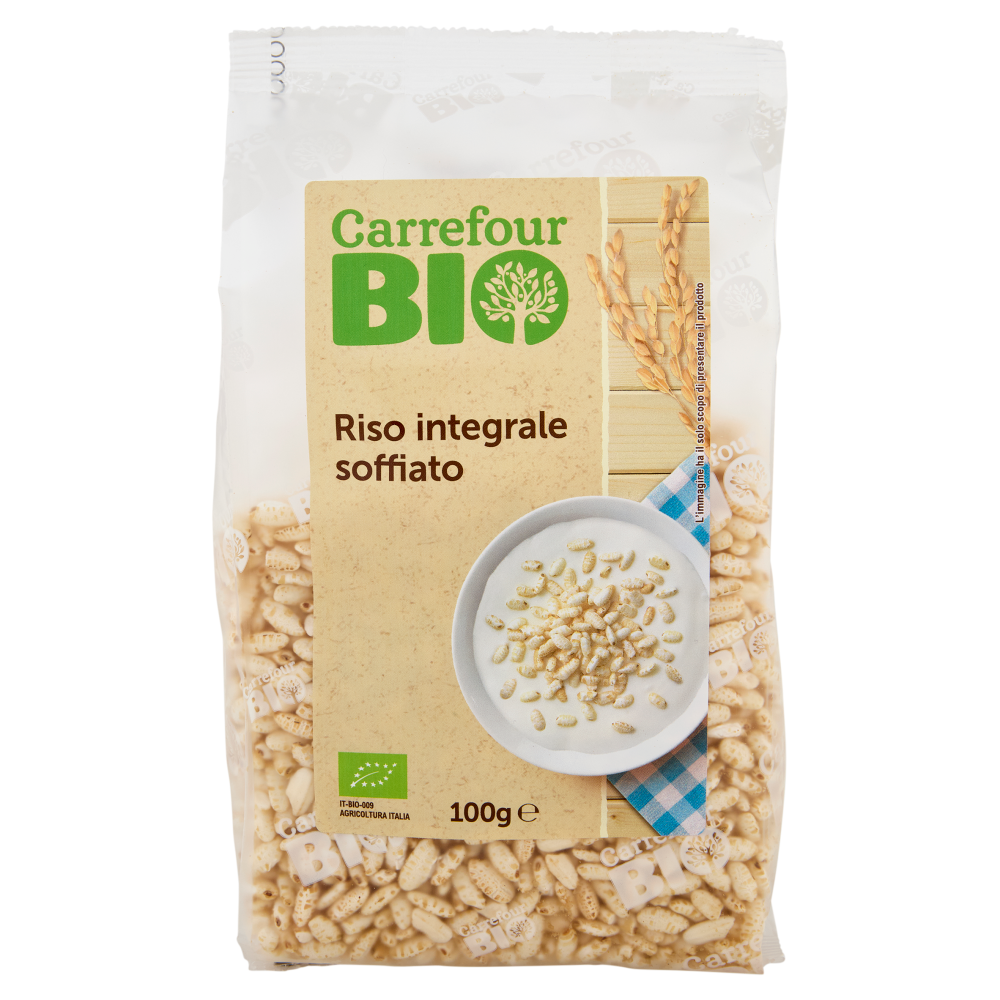 Carrefour Bio Riso integrale soffiato 100 g