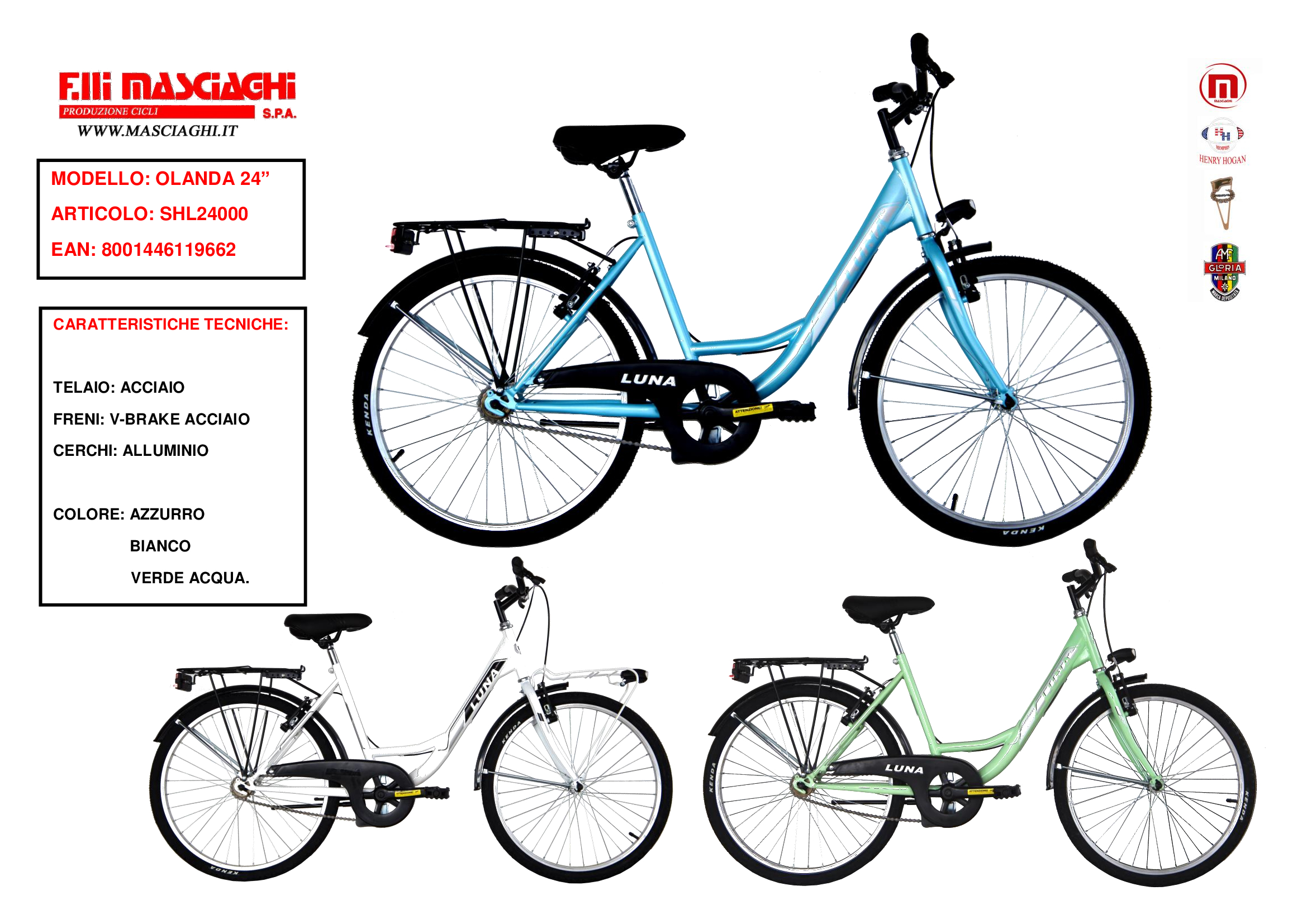 F.lli Masciaghi Bicicletta Olanda | Carrefour