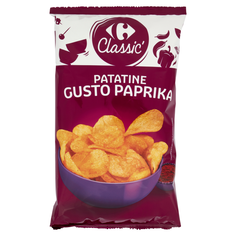 Carrefour Classic Patatine Gusto Paprika 180 g