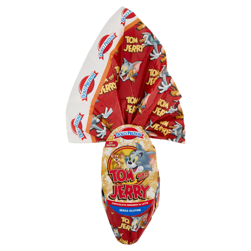 Dolci Preziosi Uovo Cioccolato Finissimo al Latte Tom and Jerry 150 g