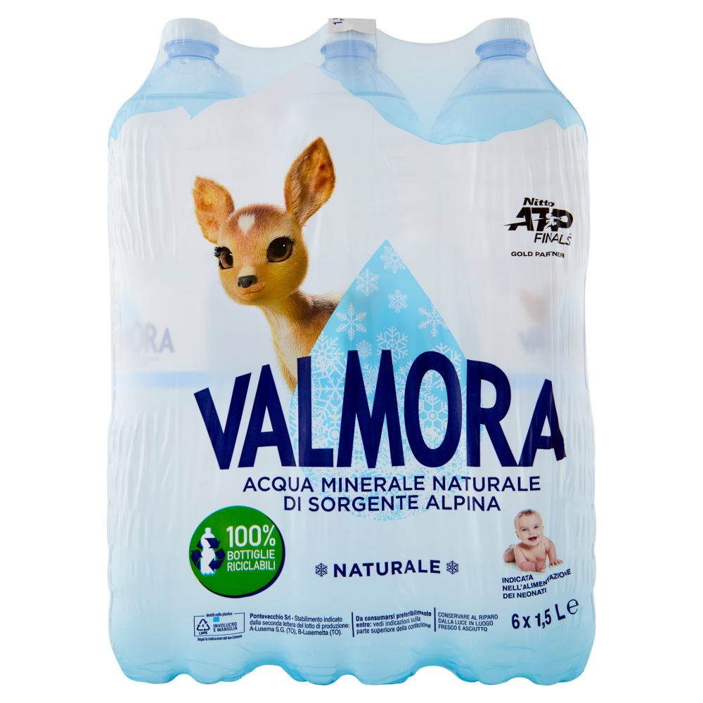 Valmora Sorgente Alpina Naturale 6 x 1,5 L