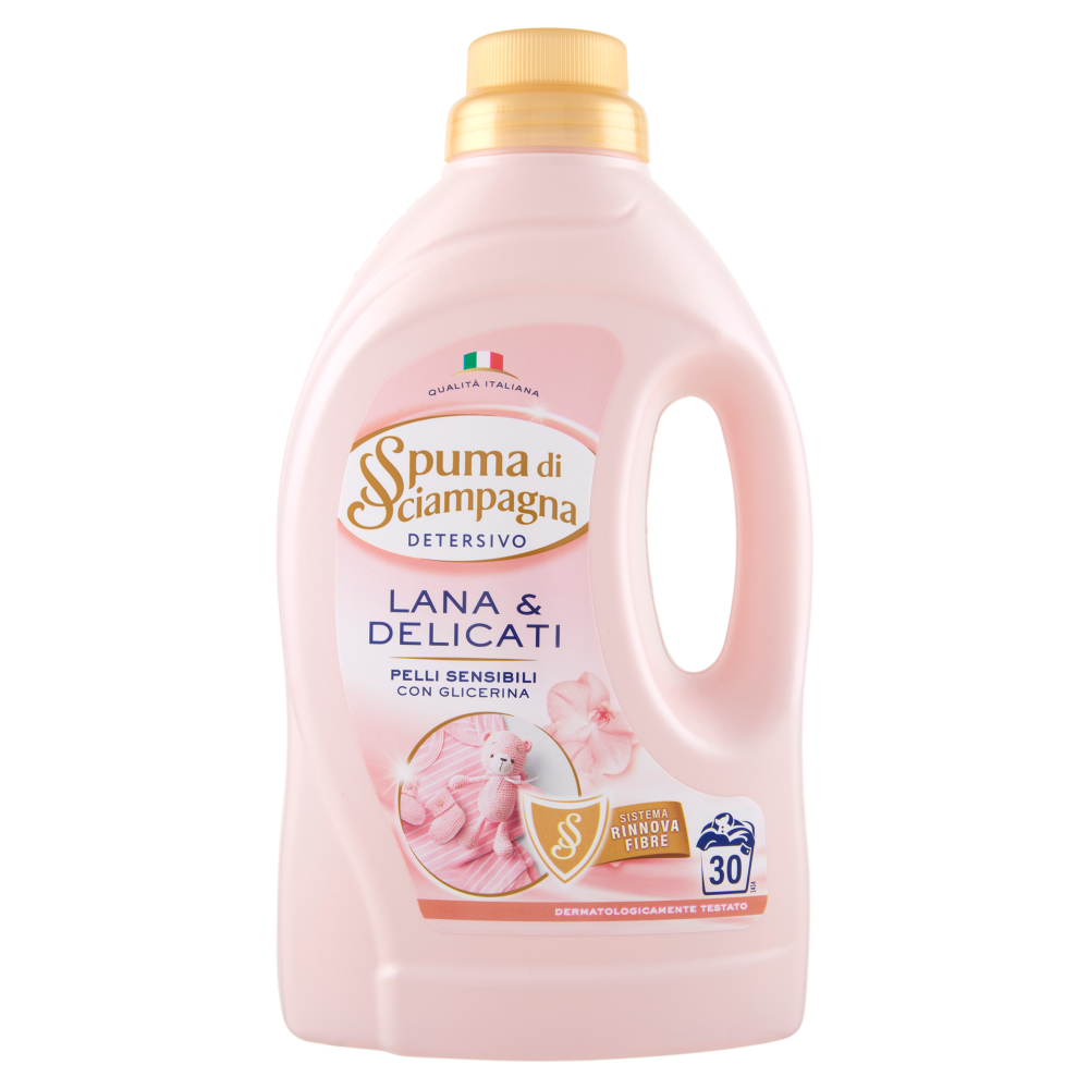Spuma di Sciampagna Detersivo Lana & Delicati 1350 ml
