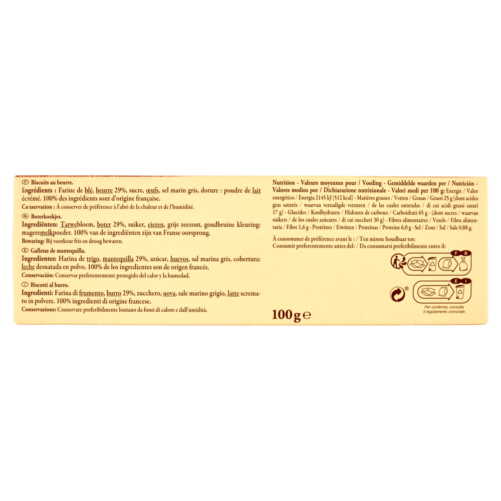 Reflets de France Galettes bretonnes 100 g