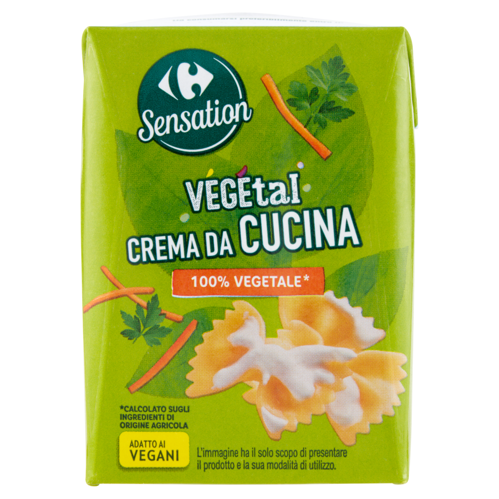 Carrefour Sensation Vegetal Crema da Cucina 200 ml