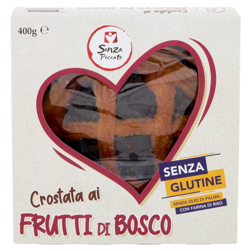 Senza Peccato Crostata ai Frutti di Bosco Senza Glutine 400 g