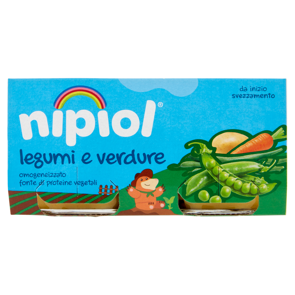 nipiol legumi e verdure omogeneizzato 2 x 80 g