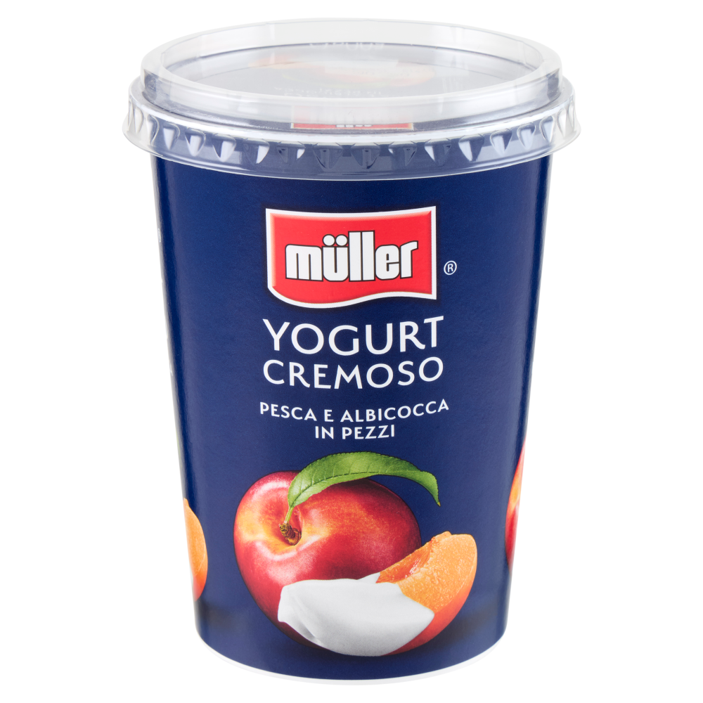 müller Yogurt Cremoso Pesca e Albicocca in Pezzi 500 g