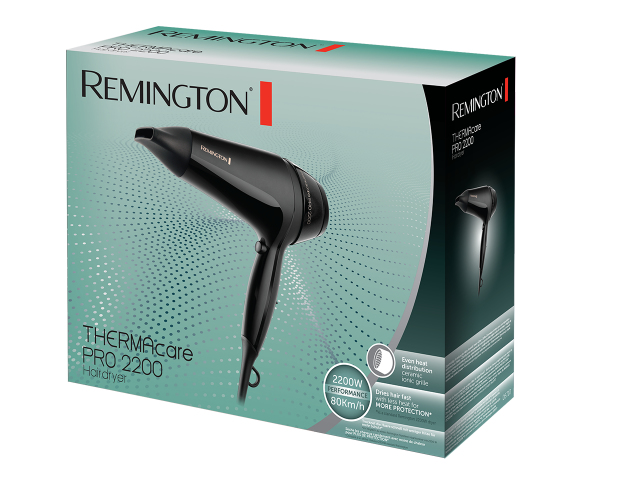 Remington Thermacare Pro 2200 asciuga capelli 2000 W Nero