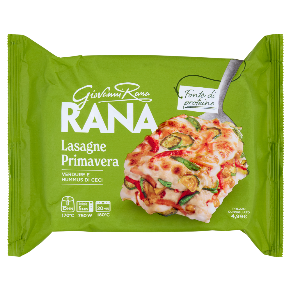 Giovanni Rana Lasagne Primavera Verdure e Hummus di Ceci 350 g