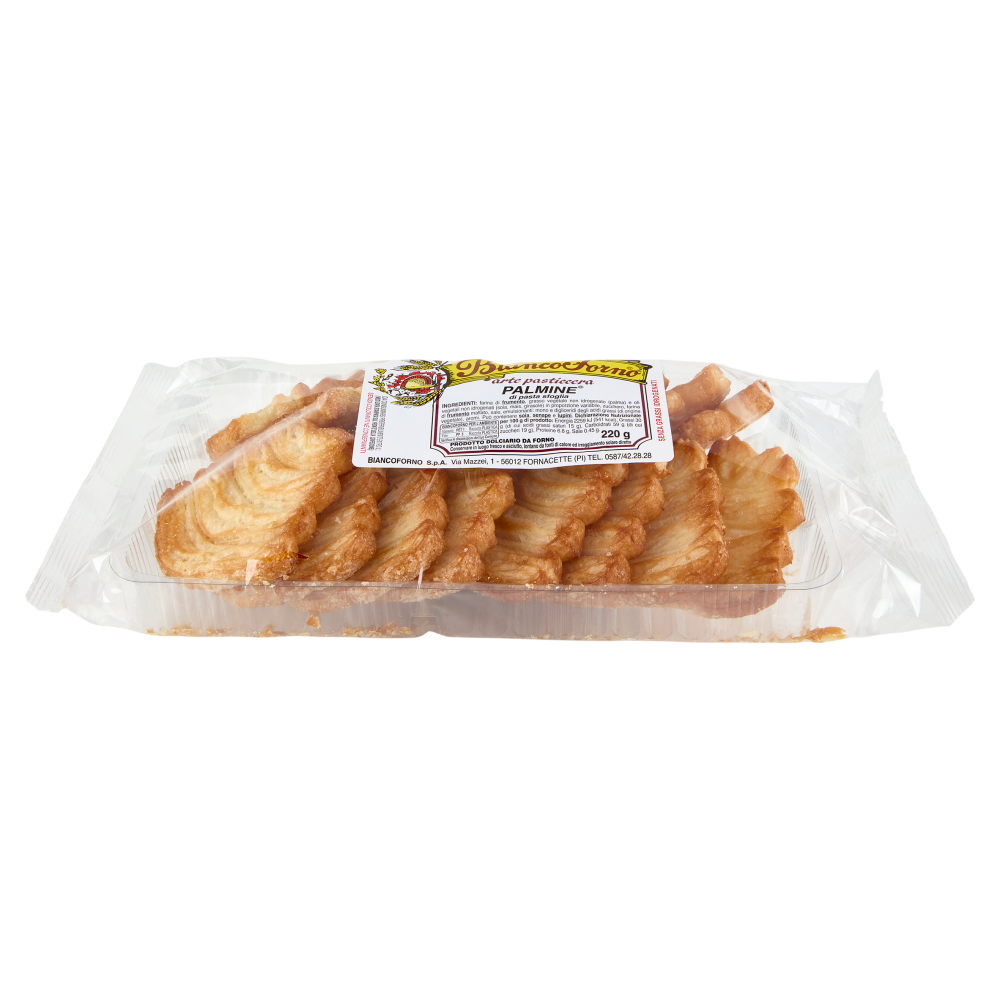 BiancoForno Palmine di pasta sfoglia 220 g | Carrefour