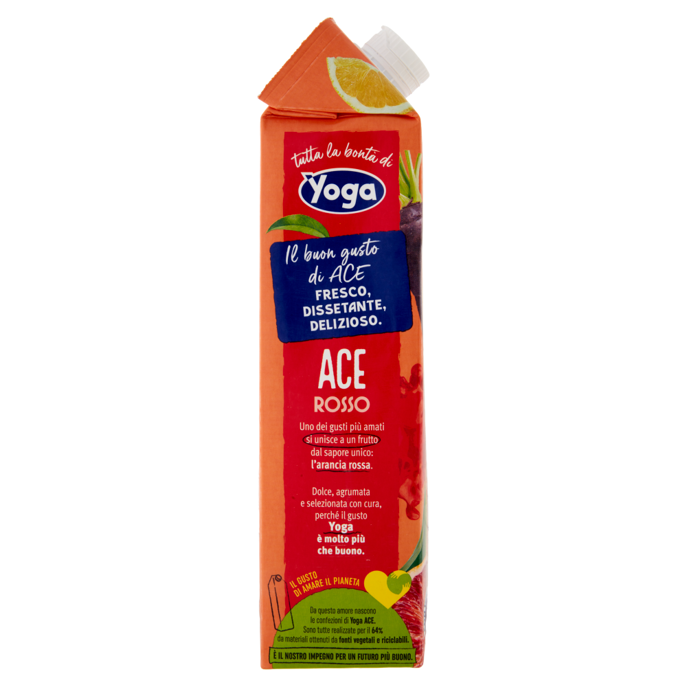 Yoga ACE Rosso Arancia Rossa Arancia Carota Limone 1000 ml
