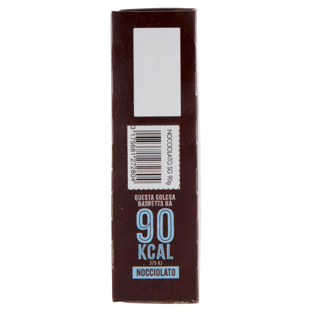 Céréal Barrette Snack Nocciolato Senza Glutine, con cioccolato e nocciole tostate - 5 x 18 g