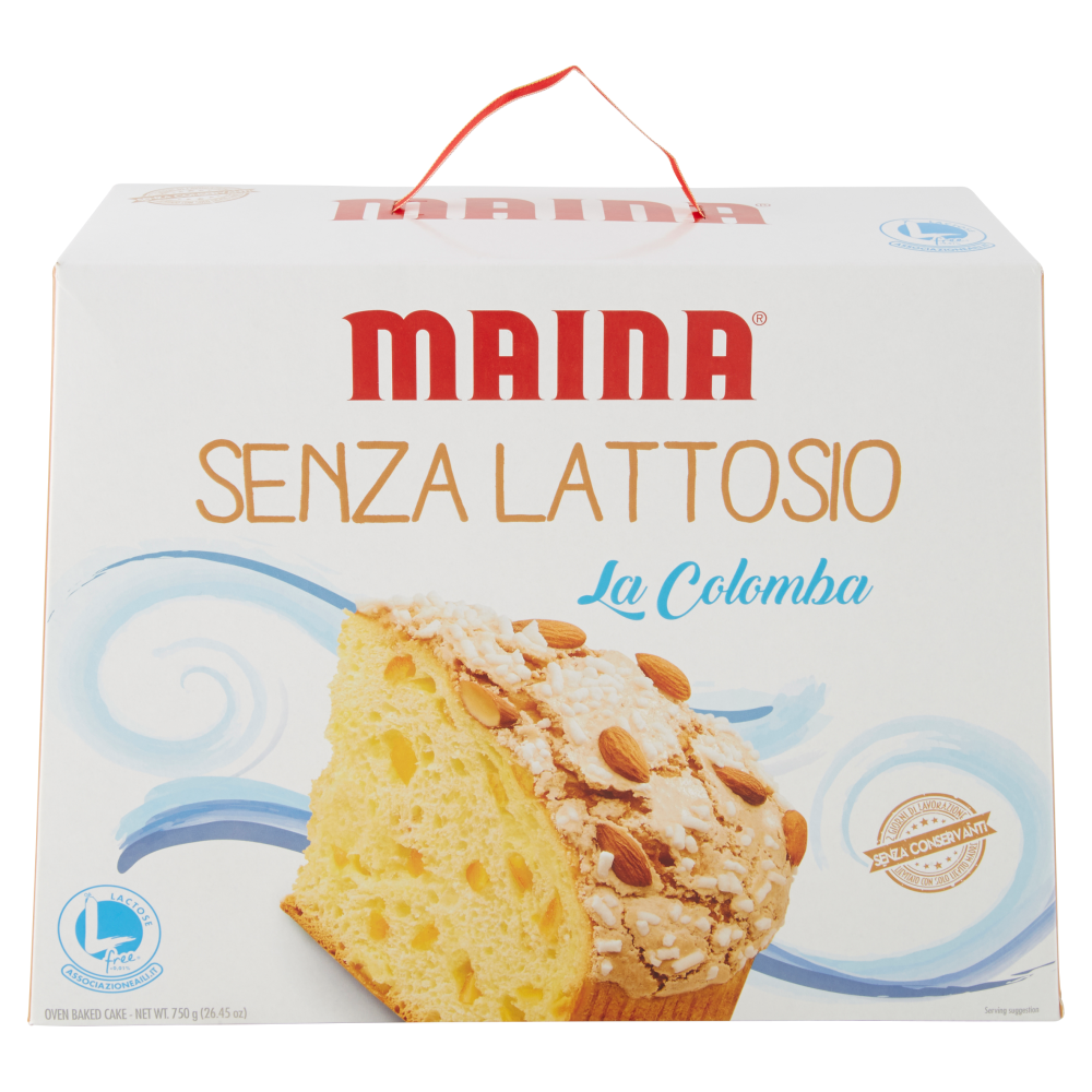Colomba di Pasqua Senza Lattosio Maina 750 g
