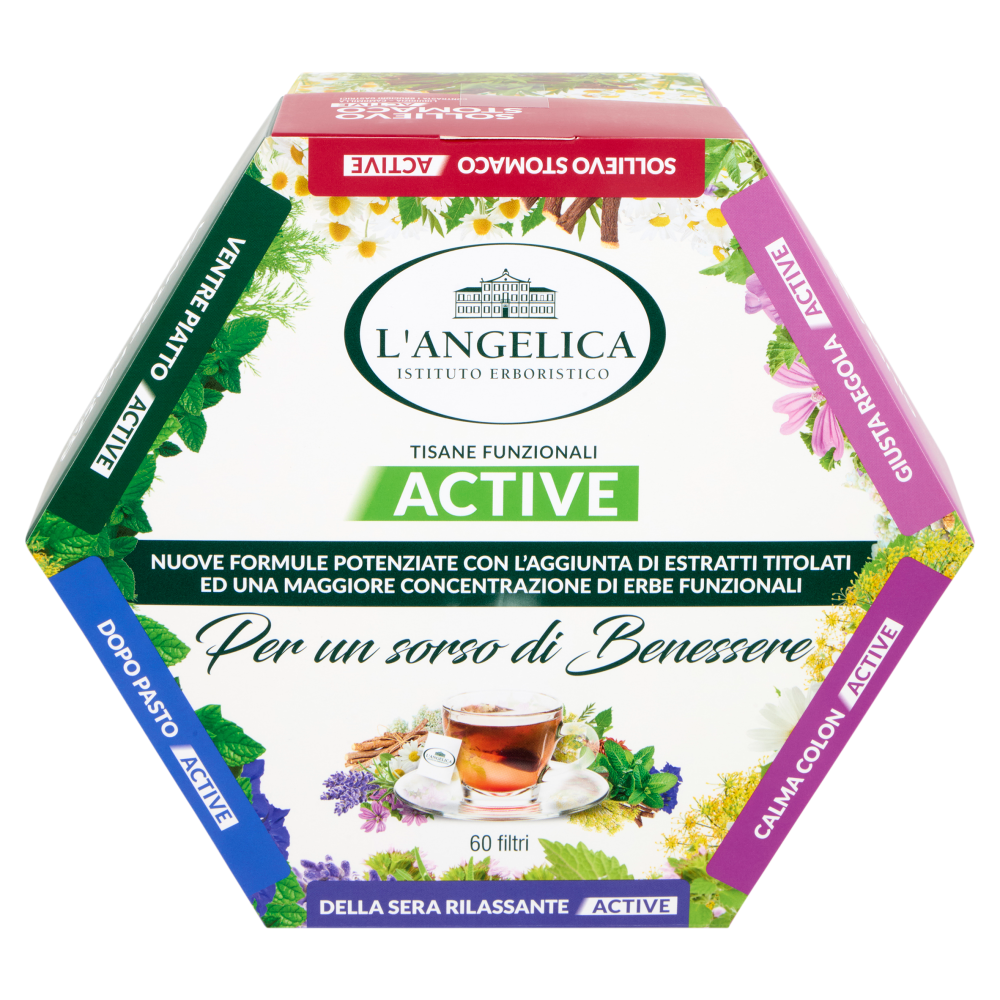 L'Angelica Tisane Funzionali Active 60 filtri 110 g