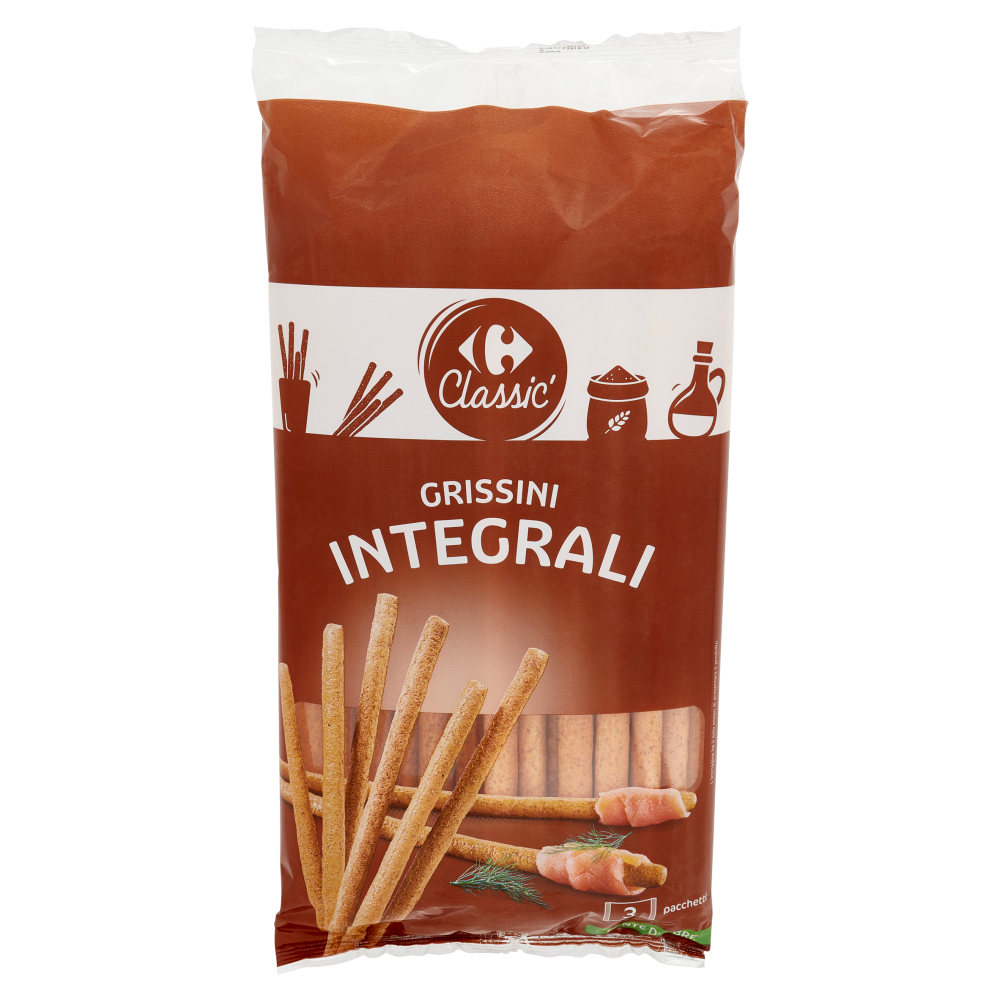 Carrefour Classic Grissini Integrali 3 x 60 g
