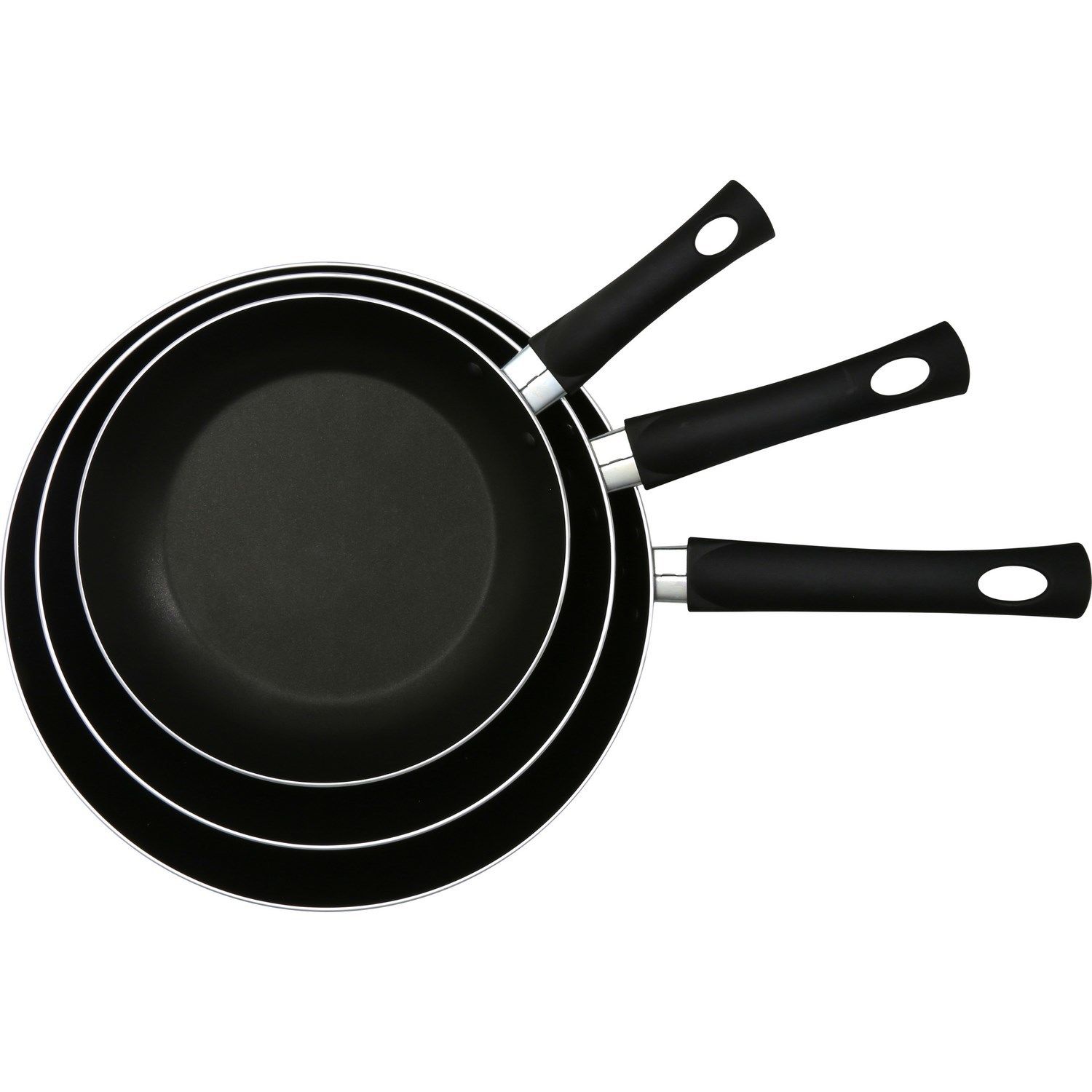 Carrefour Simpl Set Padelle 20-24-28 cm Antiaderente