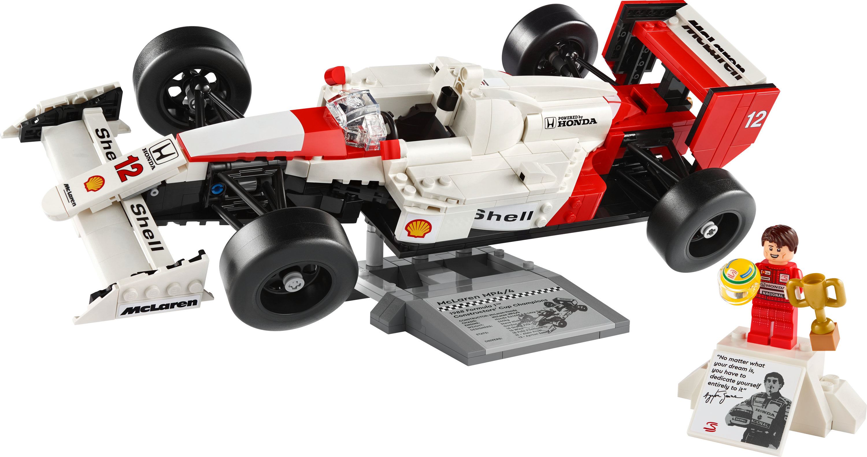 LEGO ICONS McLaren MP4/4 e Ayrton Senna