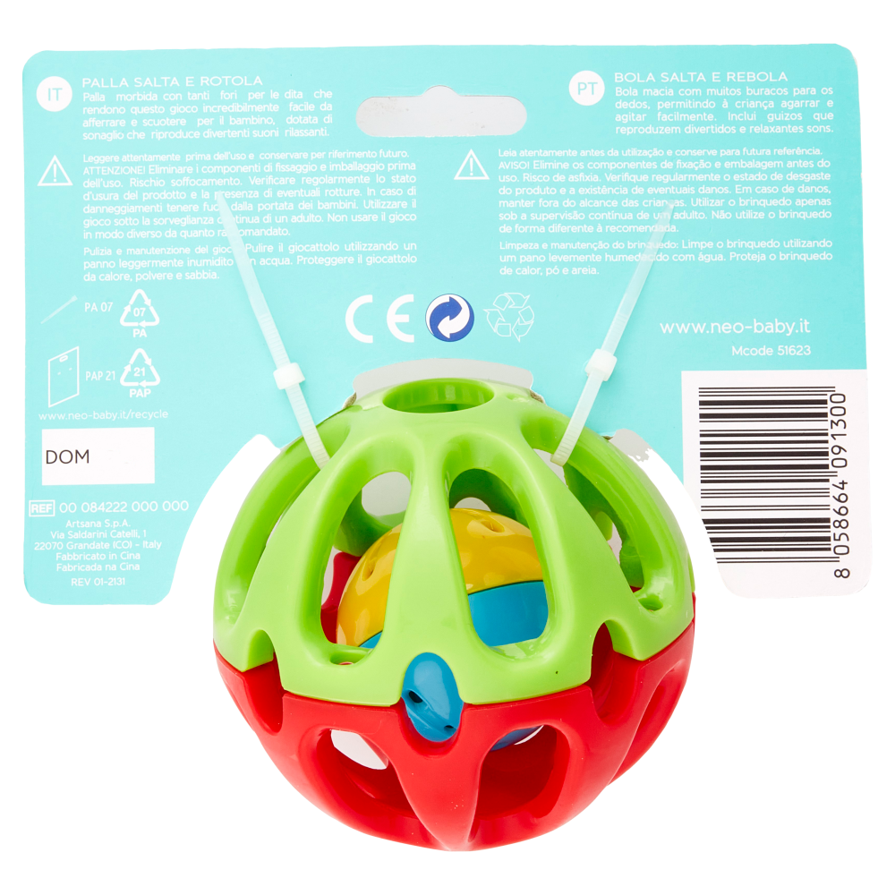 neo Baby Palla Salta e Rotola 6m+