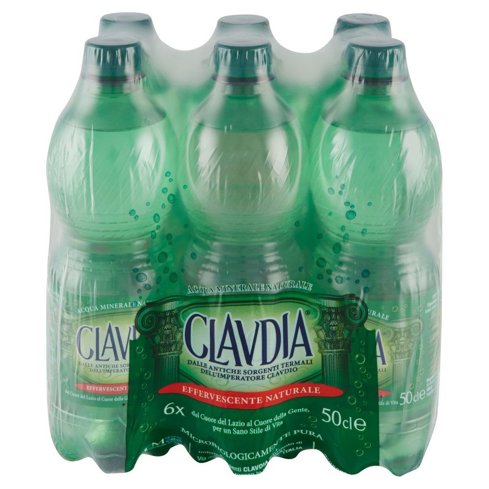 Clavdia Effervescente Naturale 6 x 50 cl