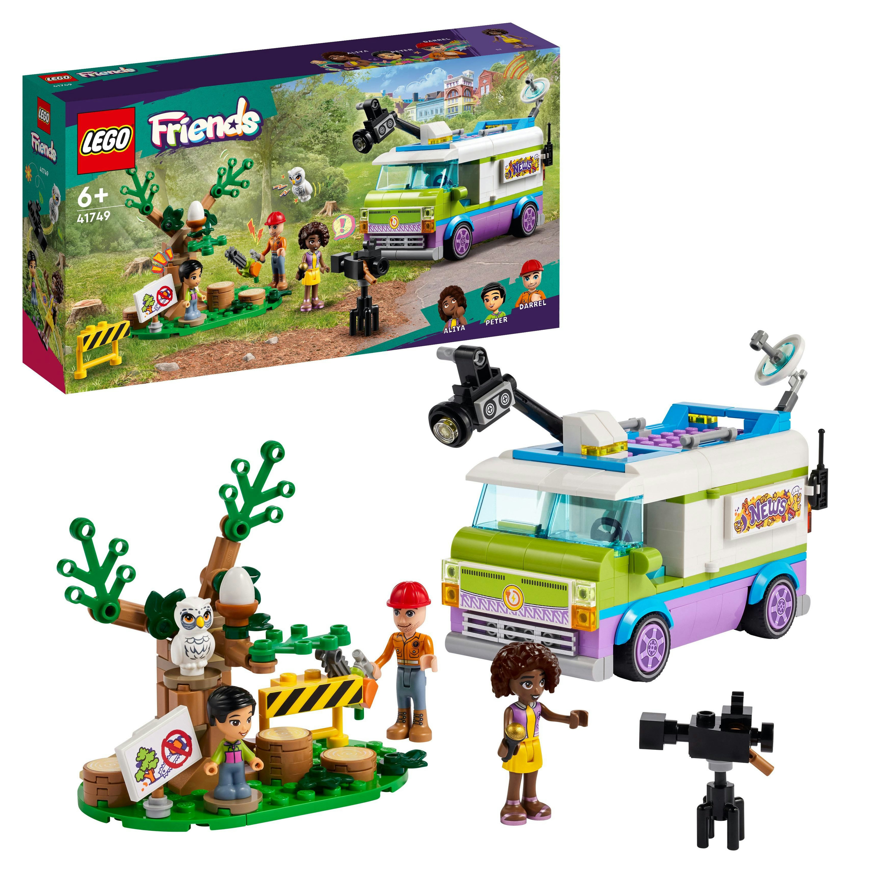 LEGO Friends Furgone della troupe televisiva