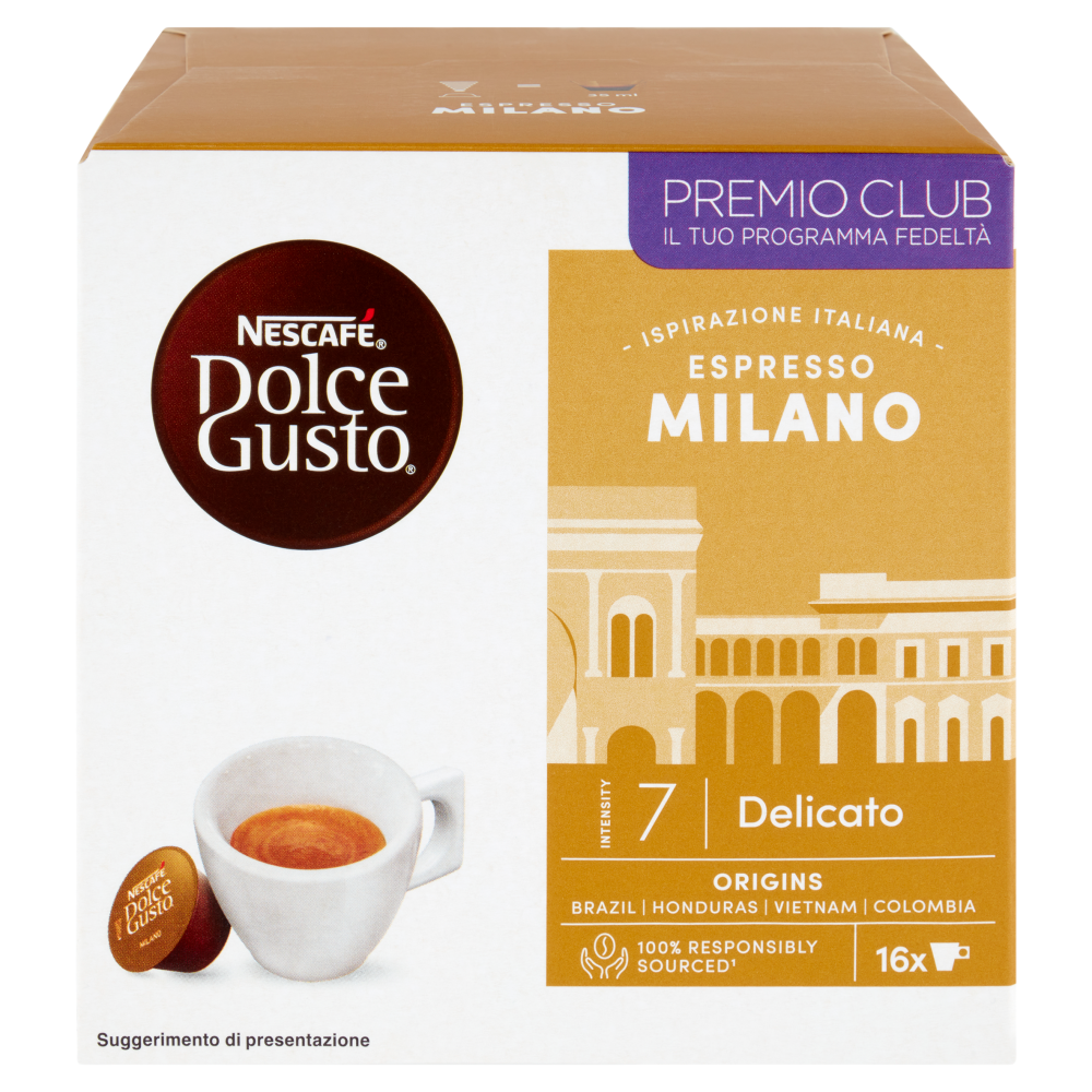 NESCAFÉ DOLCE GUSTO Espresso Milano Caffè 16 capsule 99,2 g Carrefour