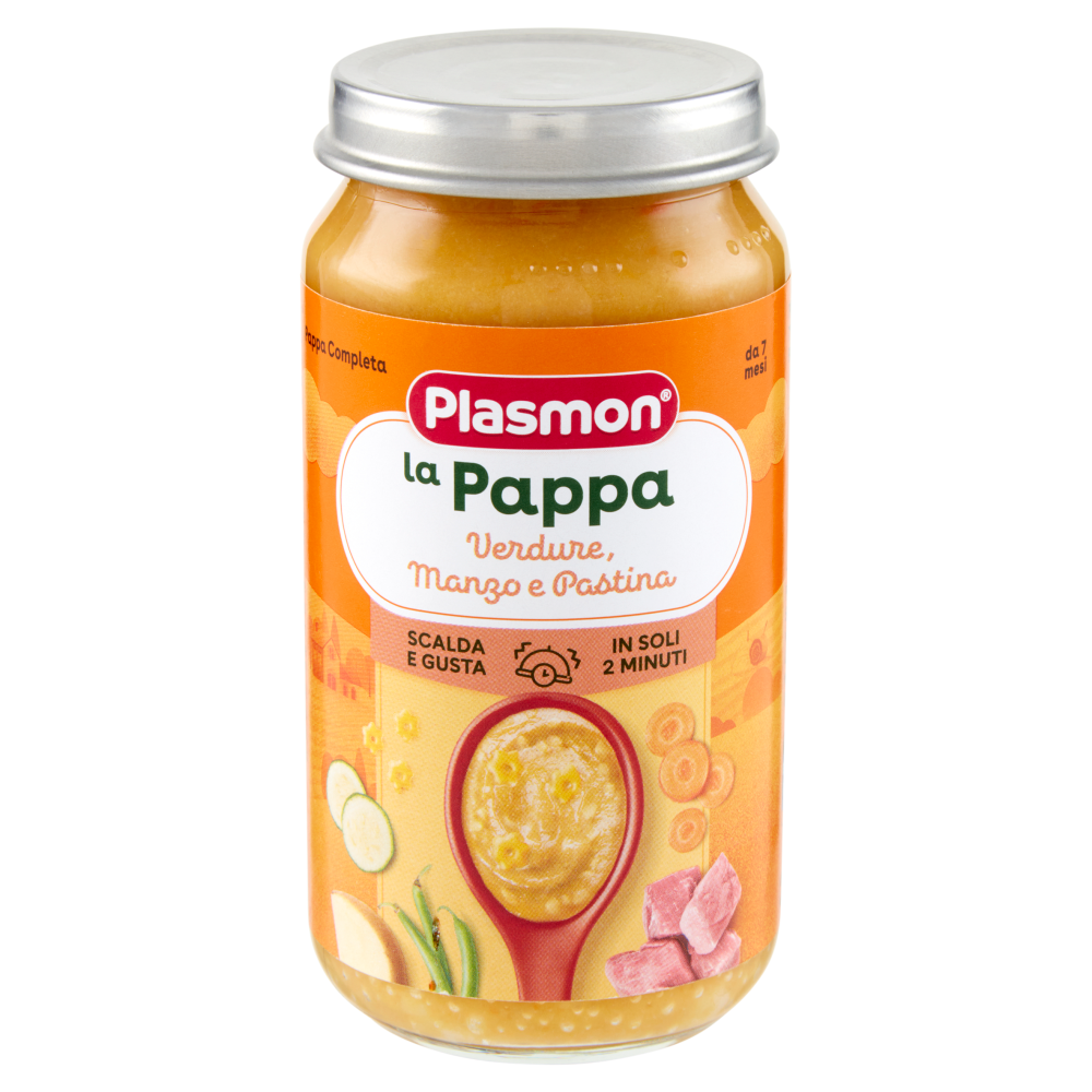 Plasmon la Pappa Verdure, Manzo e Pastina 200 g