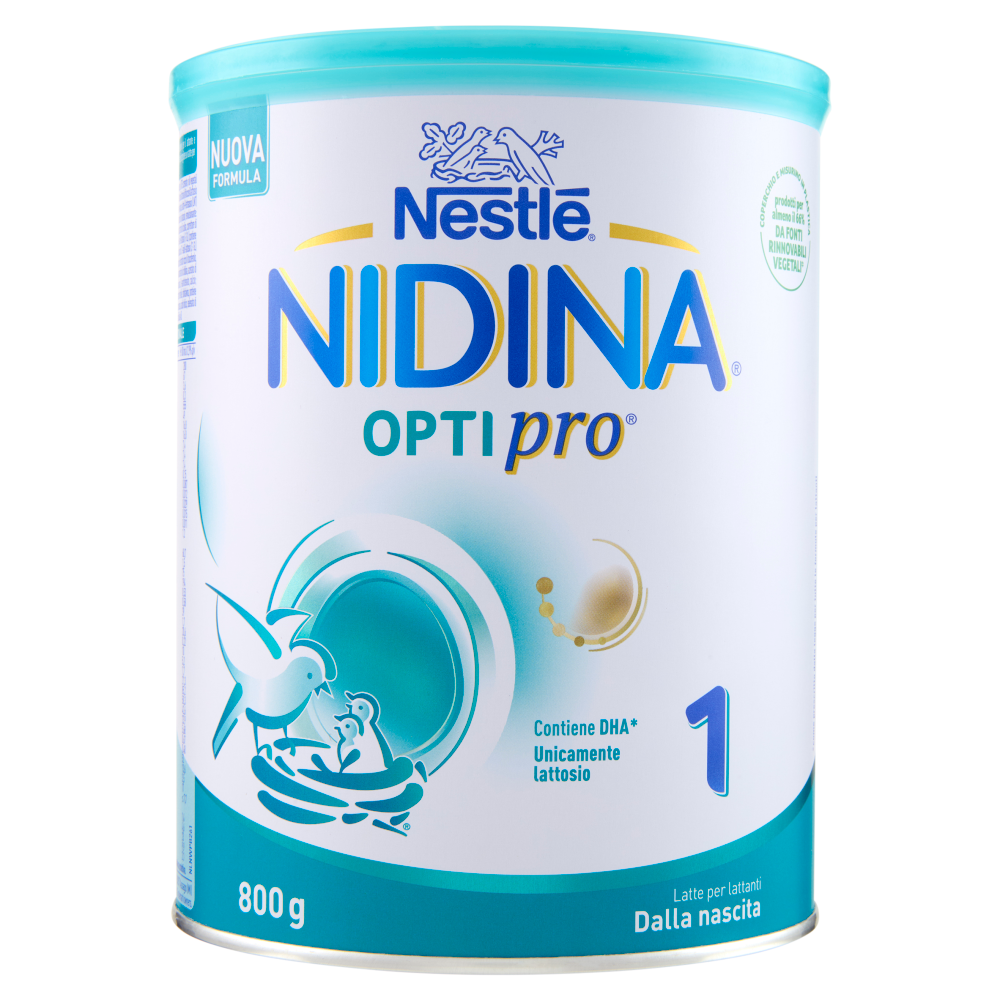 NESTLÉ NIDINA Optipro 1 Latte per lattanti in polvere dalla nascita Latta 800g