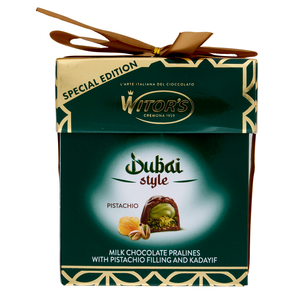 Witor's Dubai style Pistacchio Praline di Cioccolato al Latte 150 g
