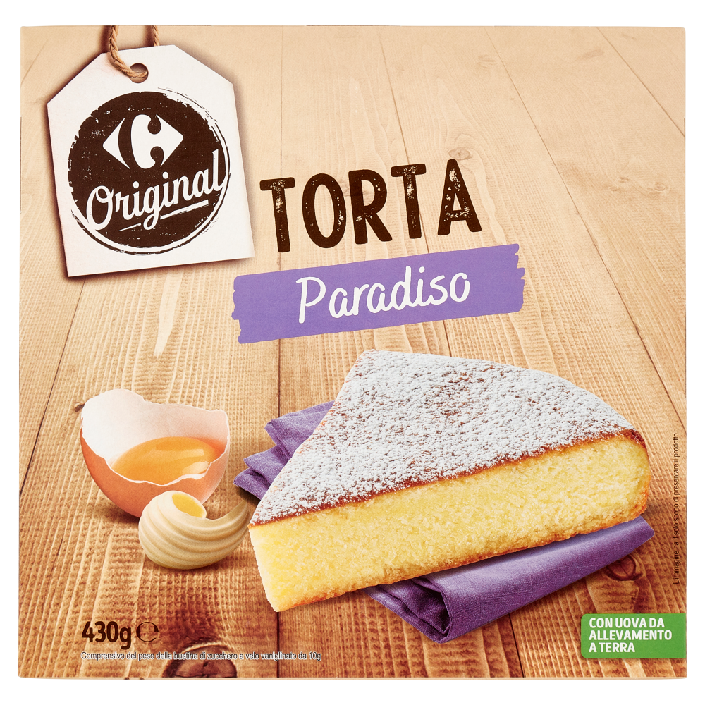 Carrefour Original Torta Paradiso 430 g