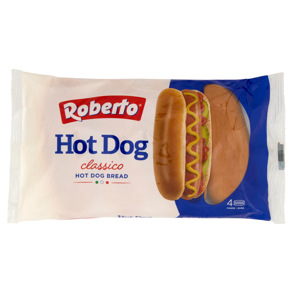 Roberto Hot Dog classico 4 Panini 250 g