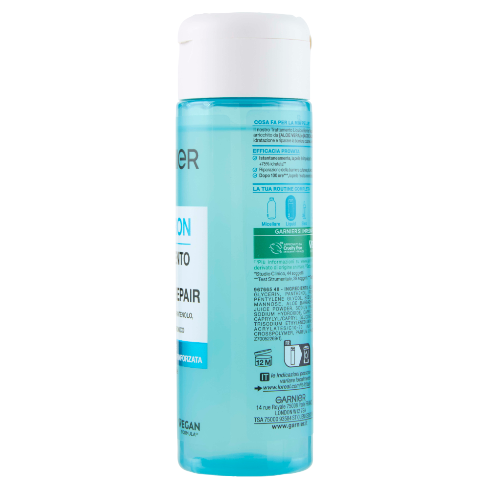 Garnier Hyaluron Trattamento Liquido Barrier Repair 12% Glicerina + Pantenolo, 120 ml
