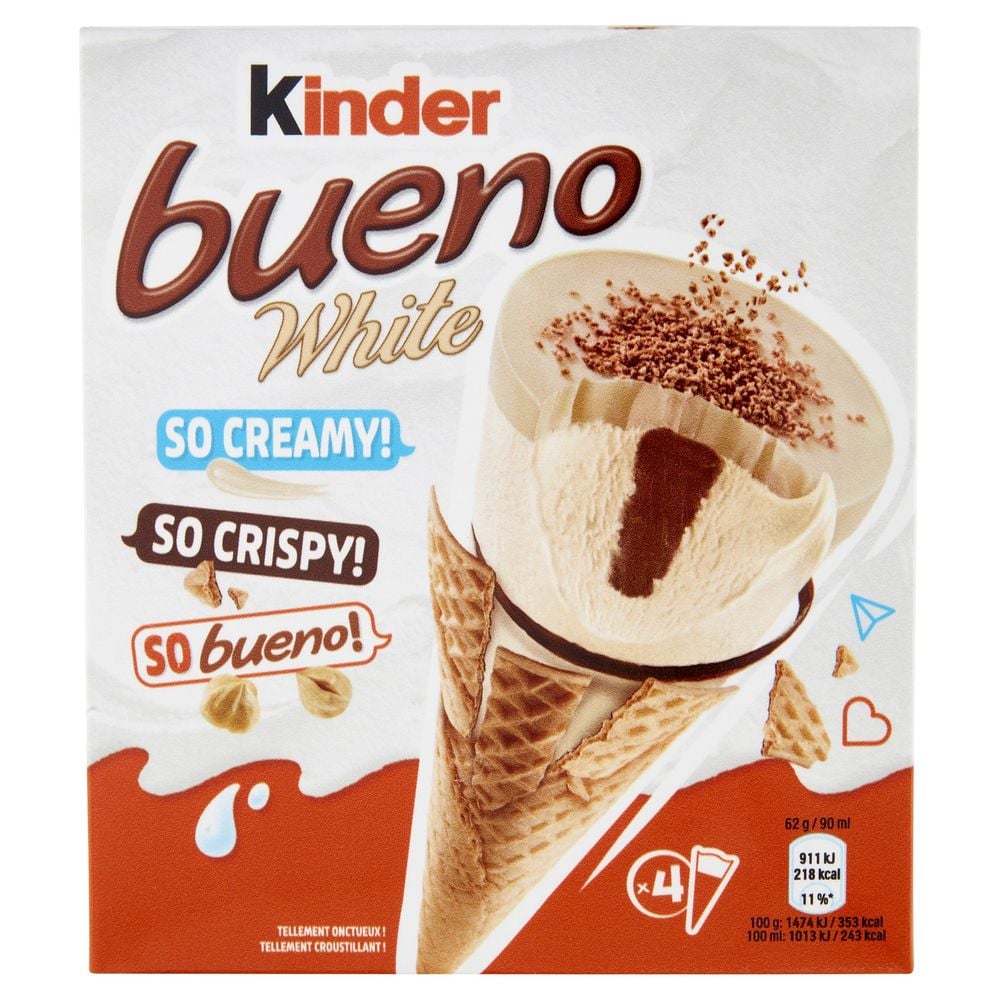 Kinder bueno White 4 x 62 g