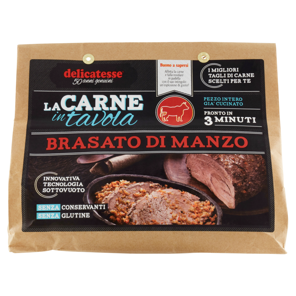 delicatesse La Carne in tavola Brasato di Manzo 700 g