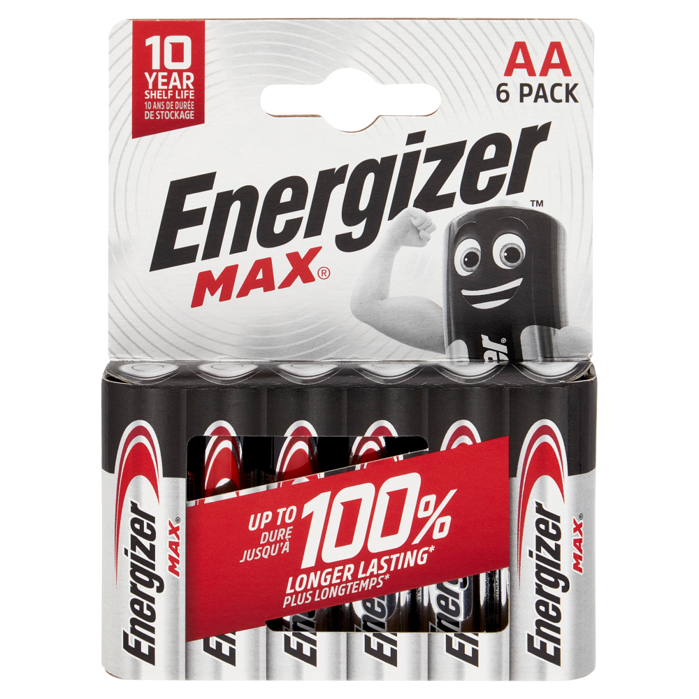 Energizer Max AA Alkaline 6 pz