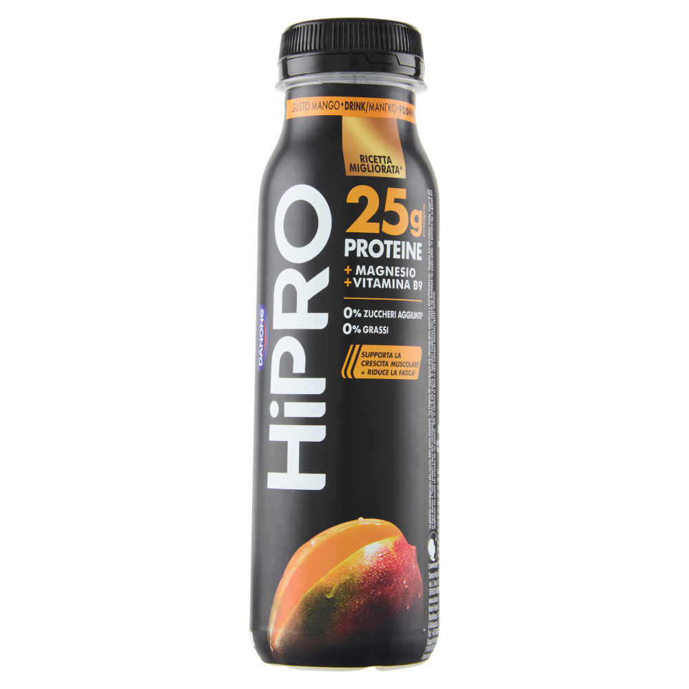 HiPRO Drink Mango,25g Proteine,0% grassi,con Magnesio&Vit B9, senza lattosio, 300g