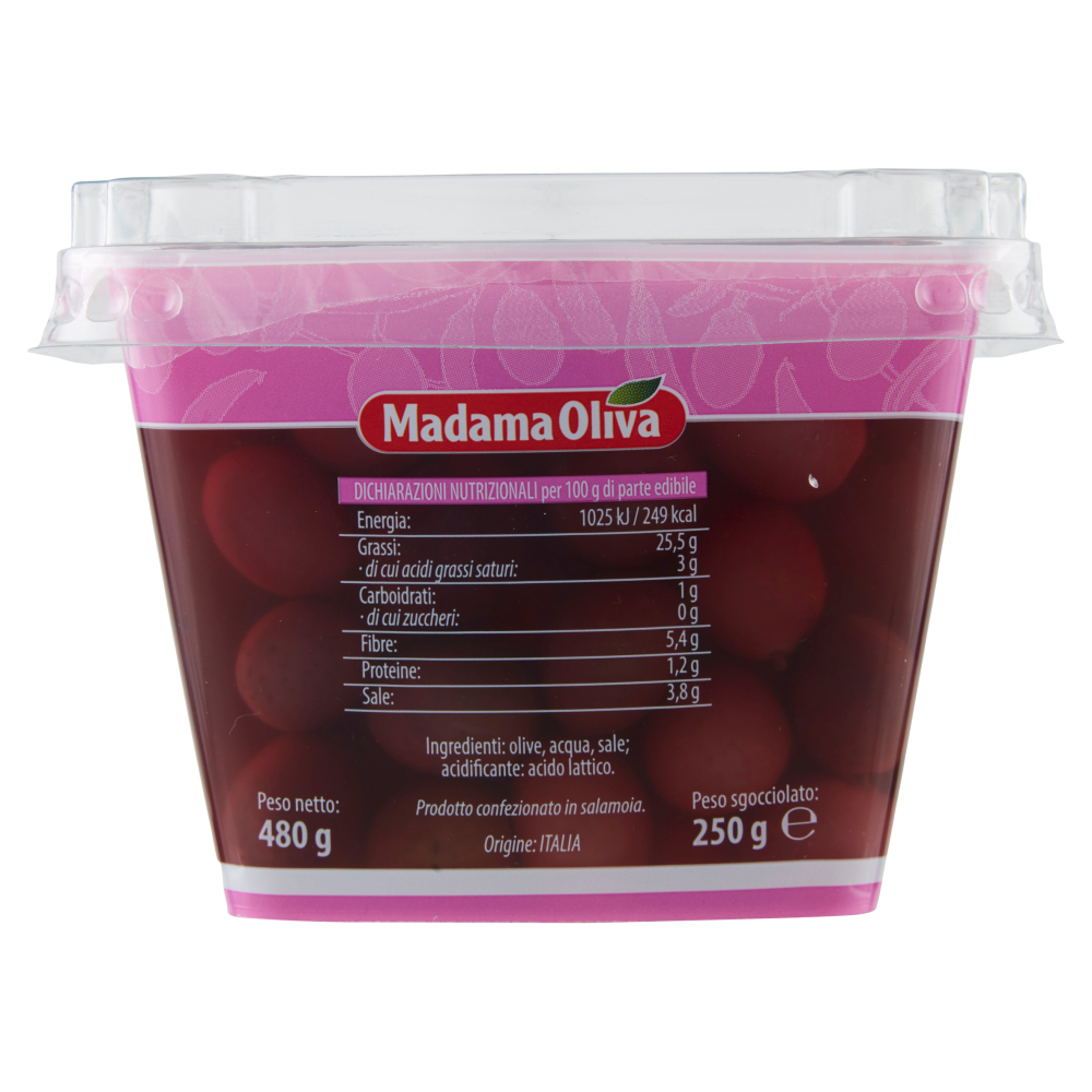 Madama Oliva il Frutto d'Italia Olive Itrana 480 g