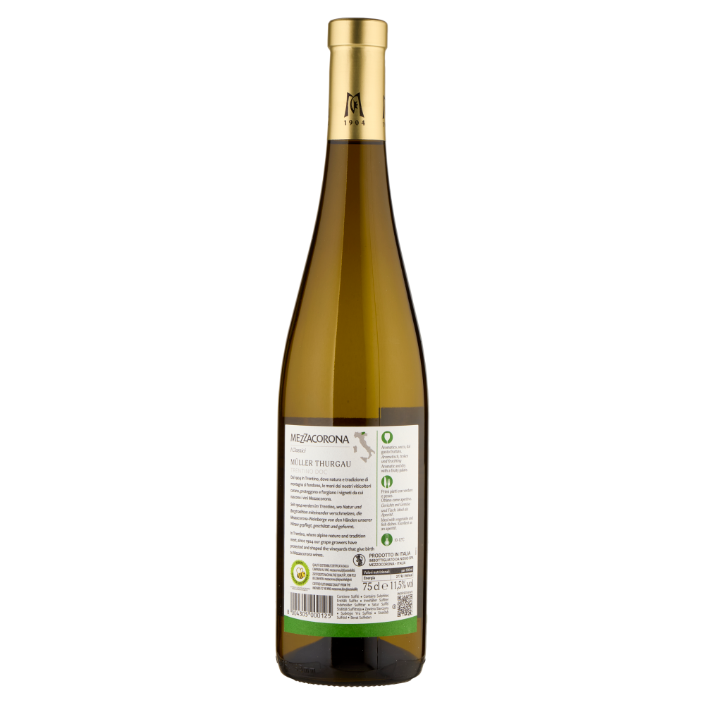 Mezzacorona I Classici Müller Thurgau Trentino DOC 75 cl