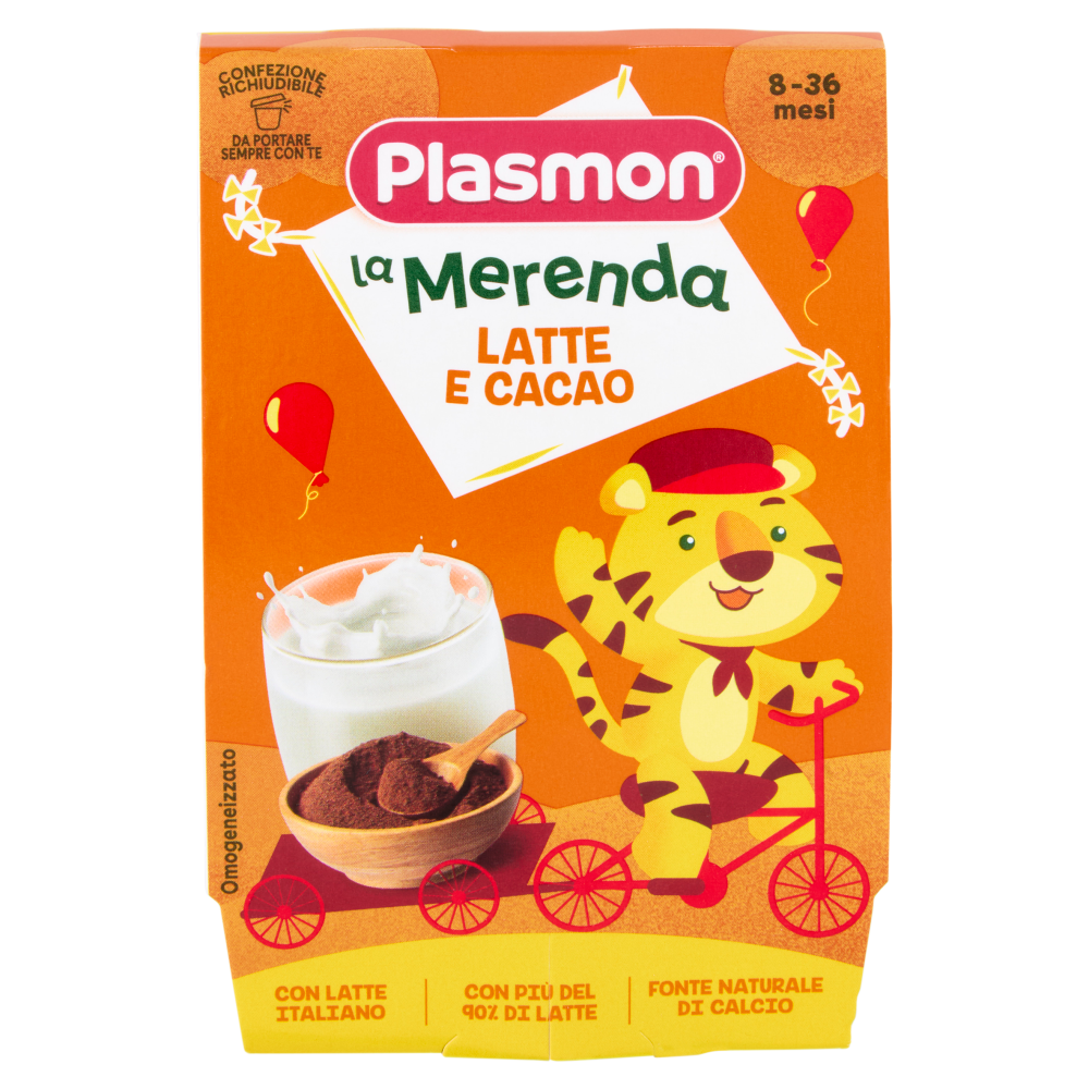 Plasmon la Merenda Latte e Cacao 2 x 120 g