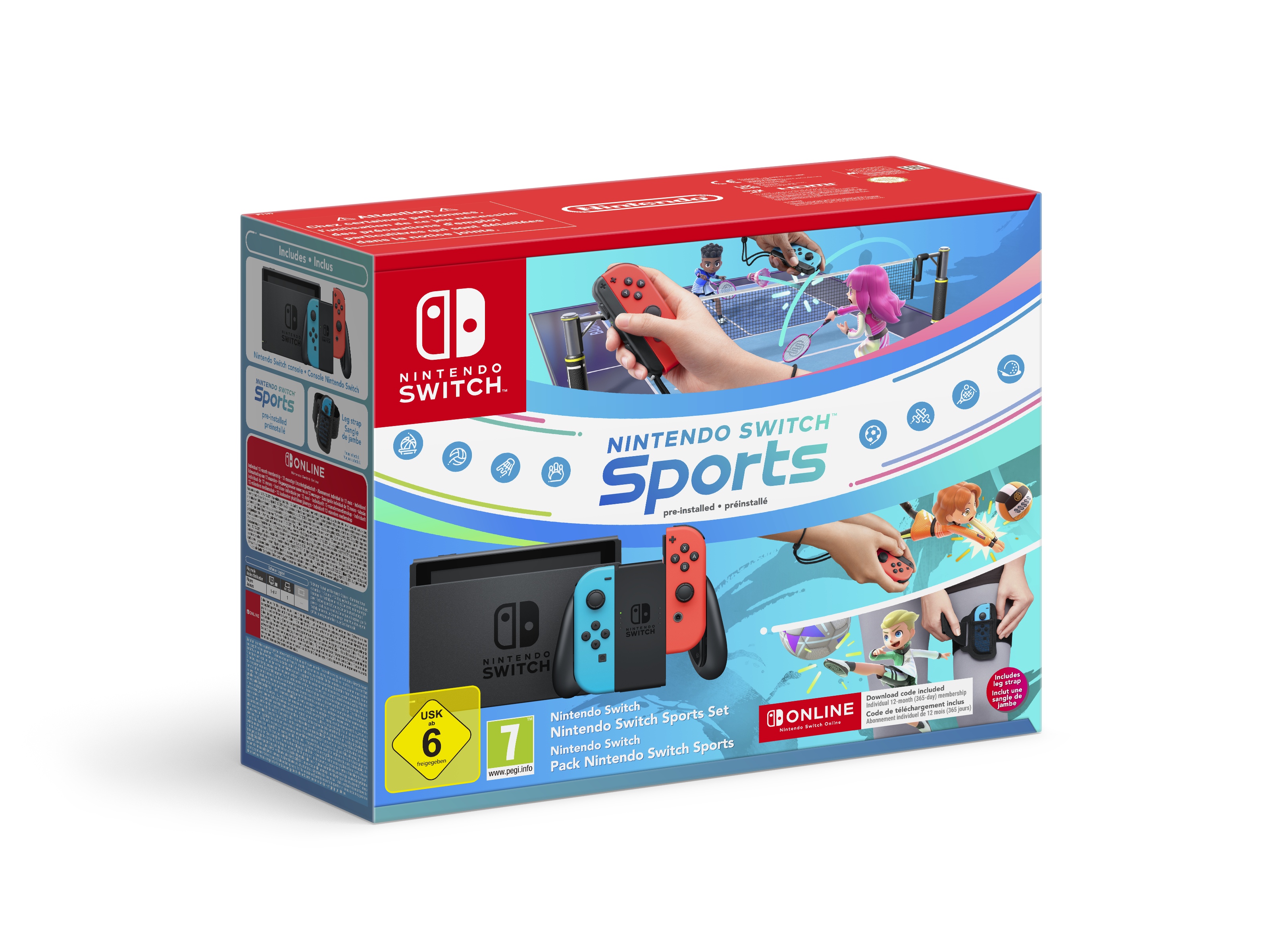 Nintendo Switch+ Switch Sports+NSO 12m