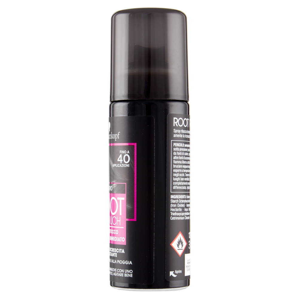 Schwarzkopf Root Retouch Spray Ritocco Ricrescita Immediato Nero 120 ml