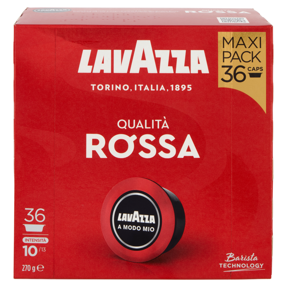 Lavazza A Modo Mio Qualit&agrave; Rossa 36 Capsule 270 g