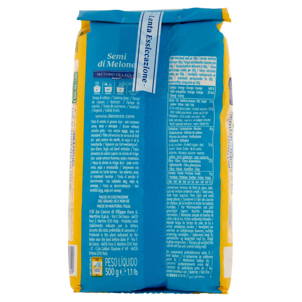 De Cecco Semi di Melone n&deg;80 500 g