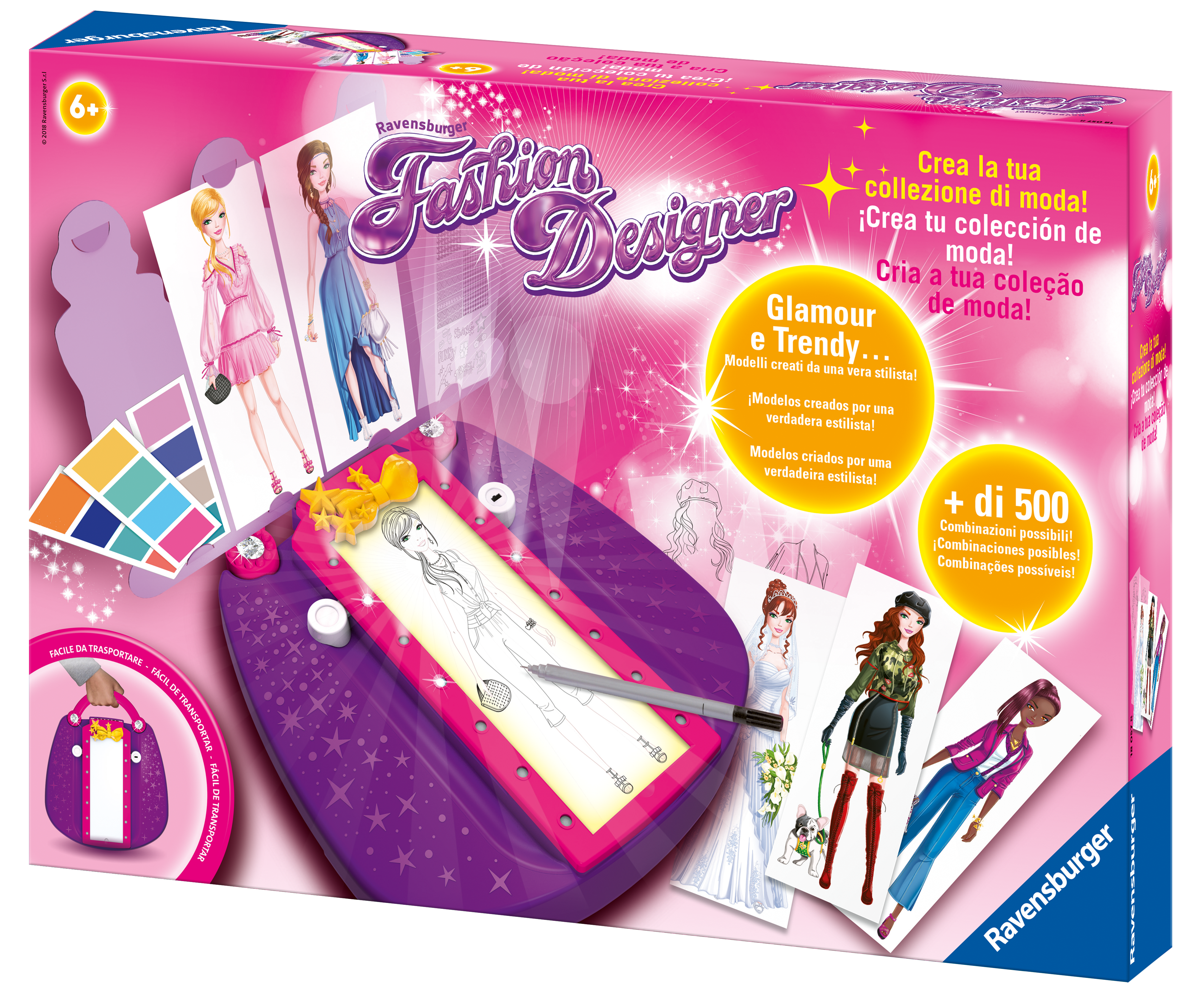 Ravensburger Fashion Designer Nuova Versione - Gioco creativo
