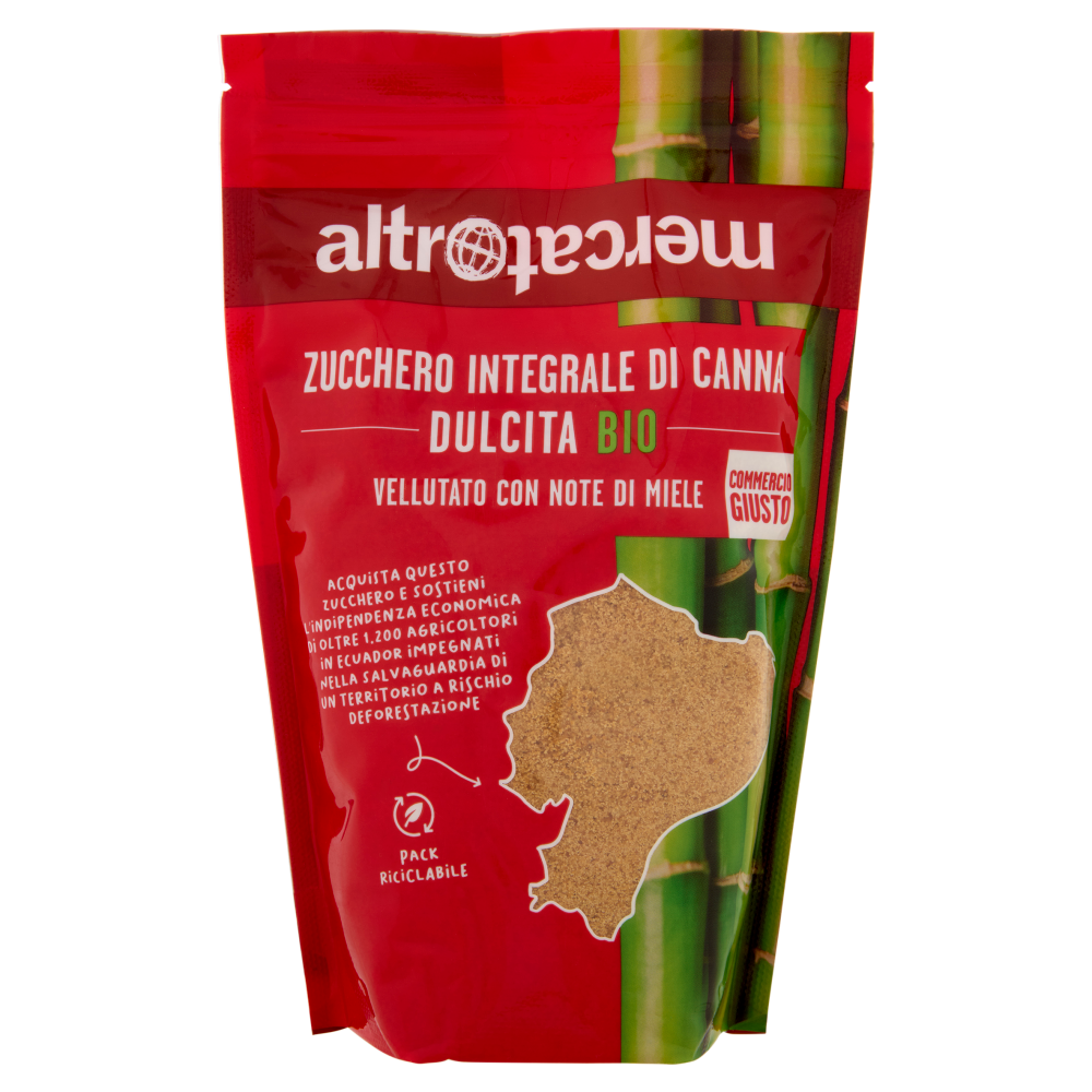altromercato Zucchero Integrale di Canna Dulcita Bio 500 g