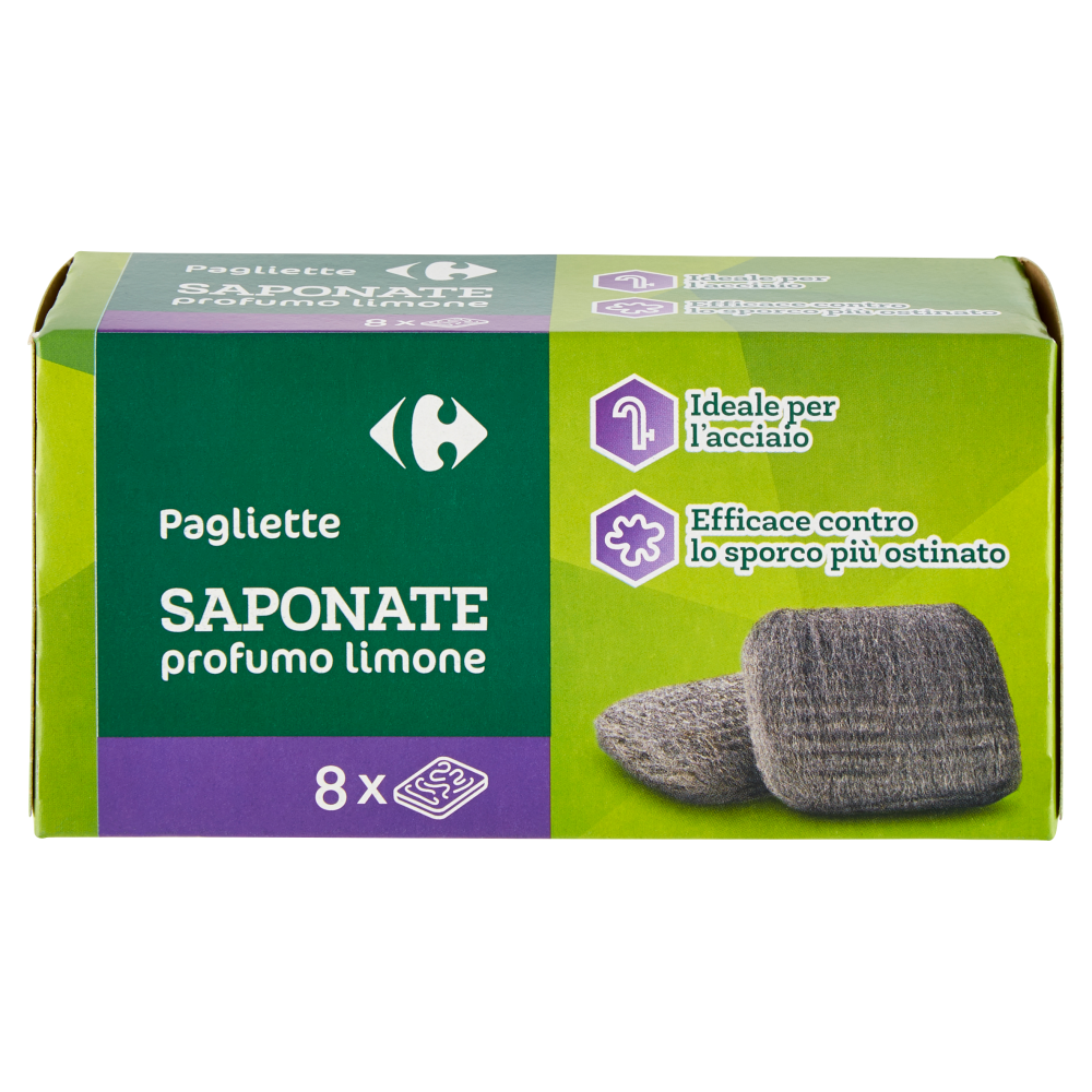 Carrefour Pagliette Saponate profumo limone 8 pz