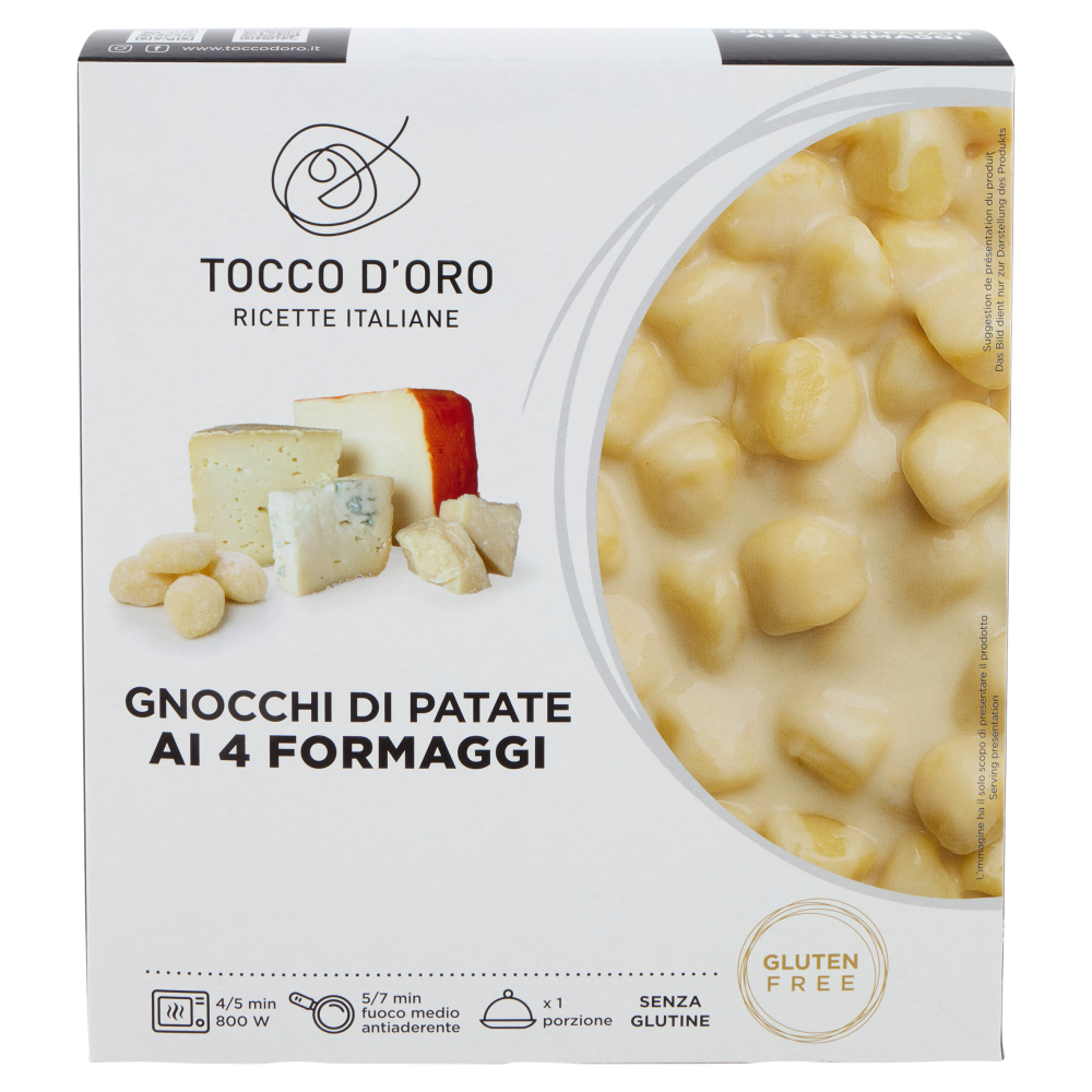 Tocco d'Oro Gnocchi di Patate ai 4 Formaggi 270 g