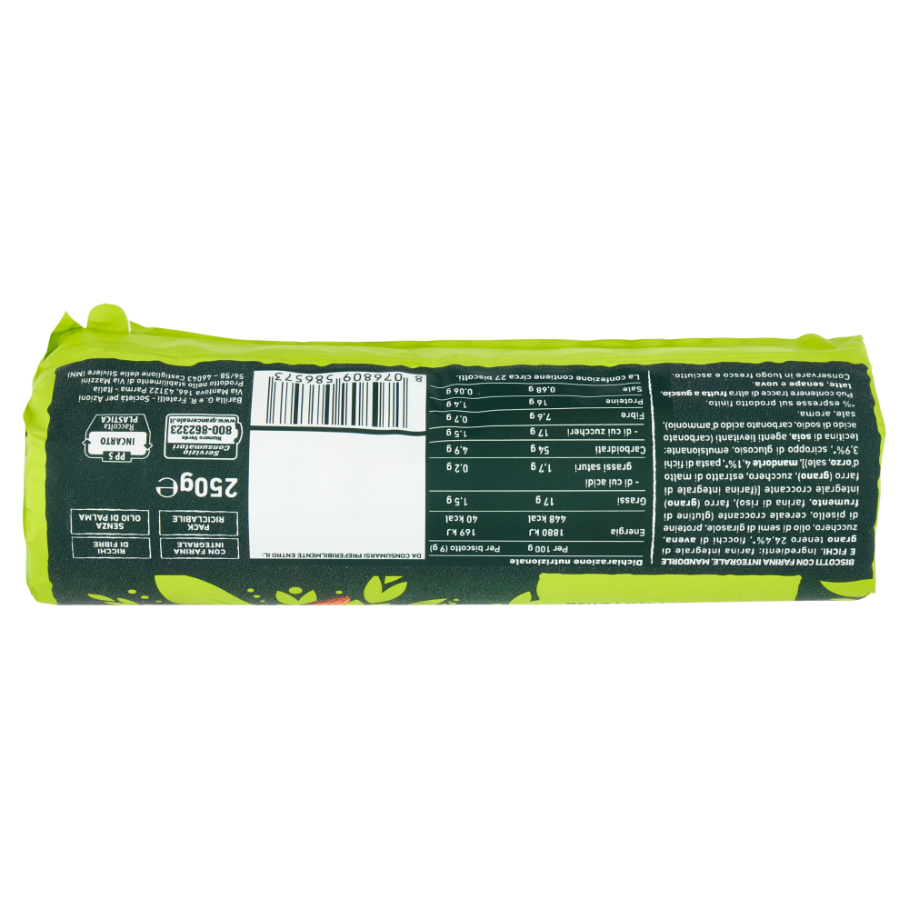 Gran Cereale Protein + Biscotti con 16% di Proteine, Mandorle e Fichi 250g